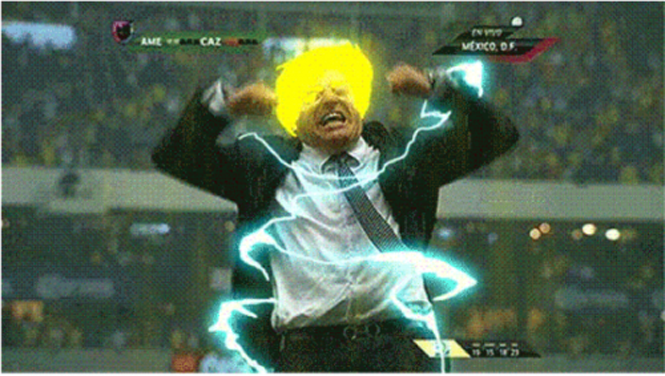 Video World Cup 2014: Màn ăn mừng ấn tượng của HLV Miguel Herrera (Mexico)